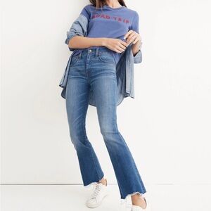 Madewell Cali Demi-Boot Jeans: Destructed-Hem Edition